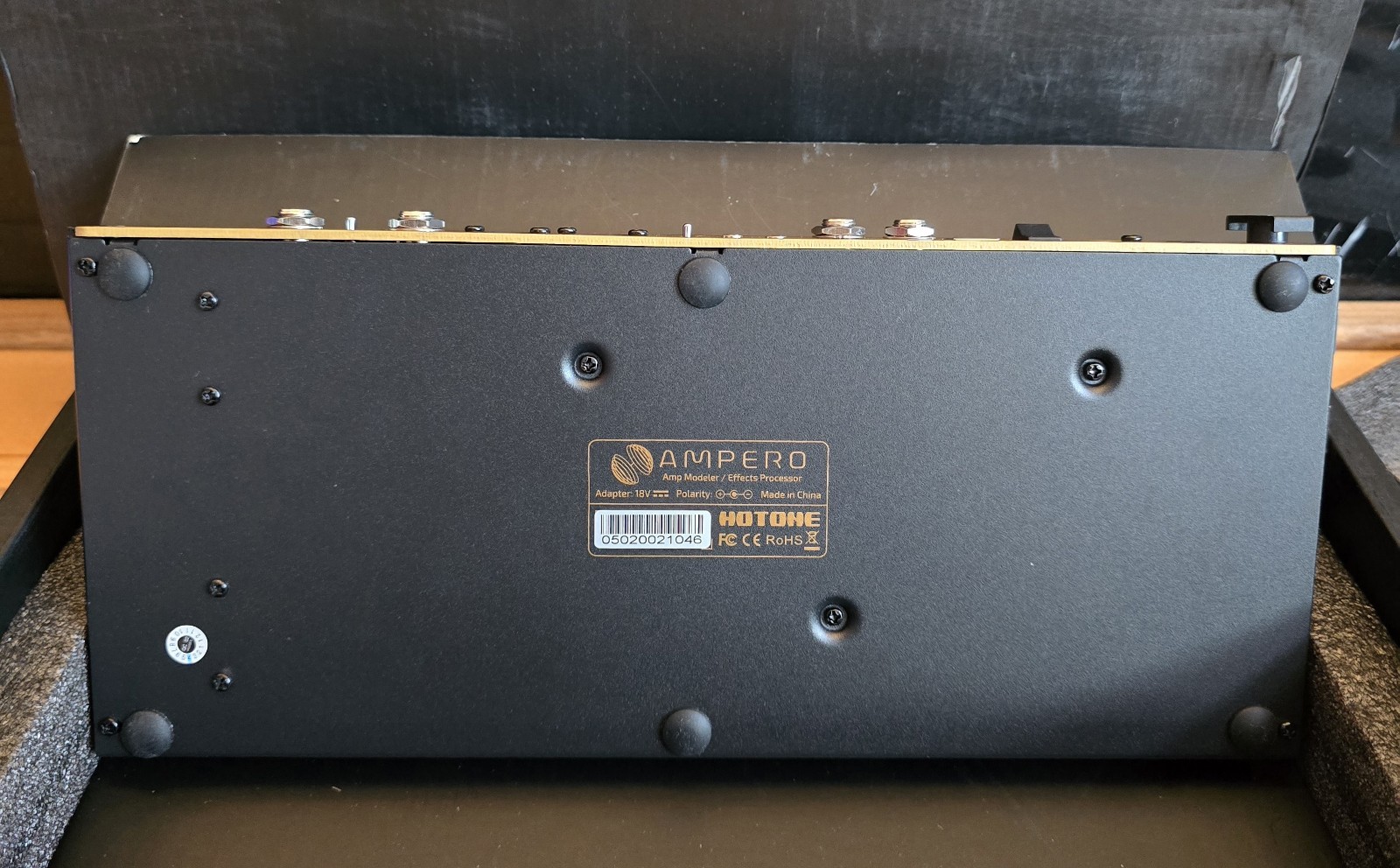 Hotone Ampero MP-100 Guitar Amp Modeler Pedal and Effects Processor Open Box