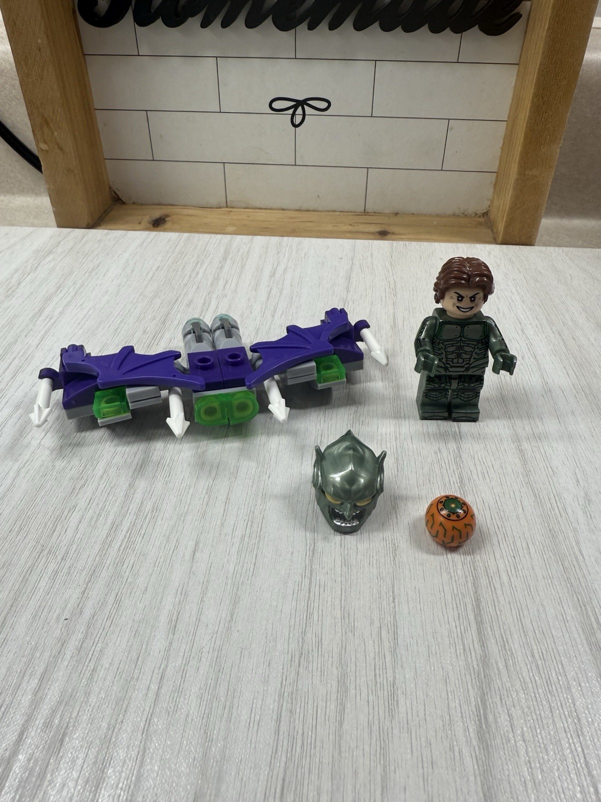 Green Goblin With Shooting Glider Custom Minifigure