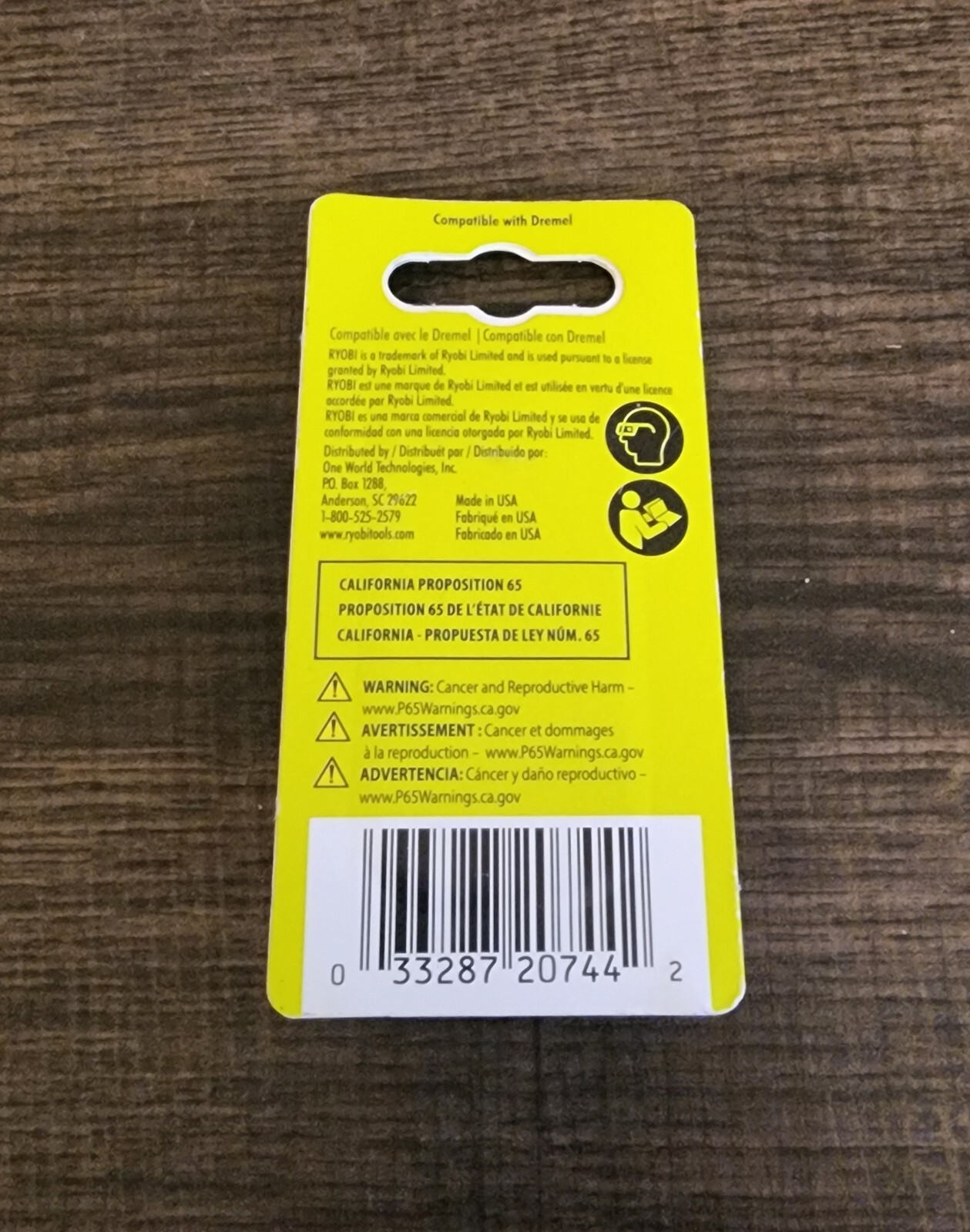 Ryobi Smooth Sphere Material Removal Burr 4X Material Removed