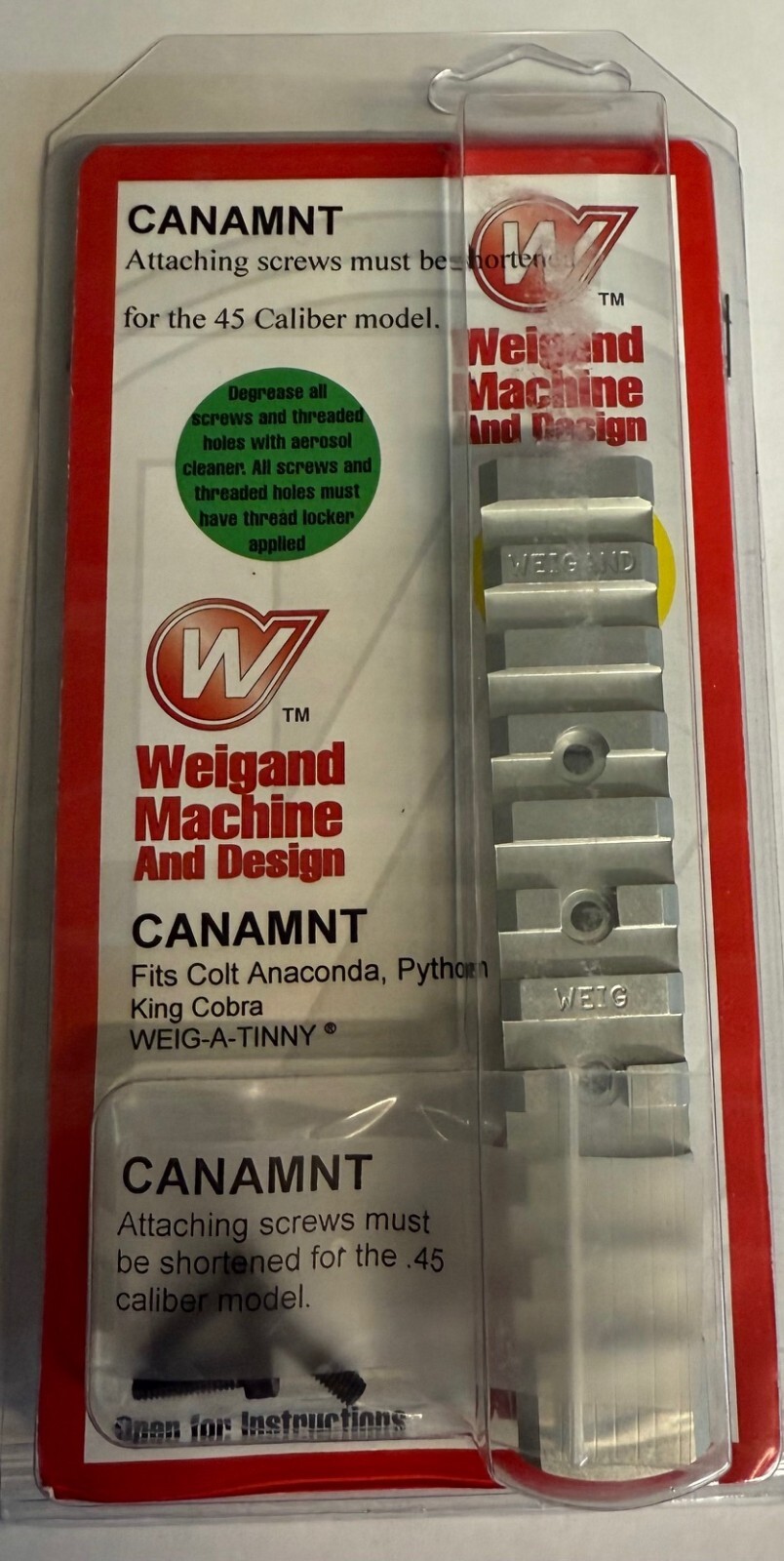 Anaconda Python King Cobra Silver 2019 and older models New CANAMNT