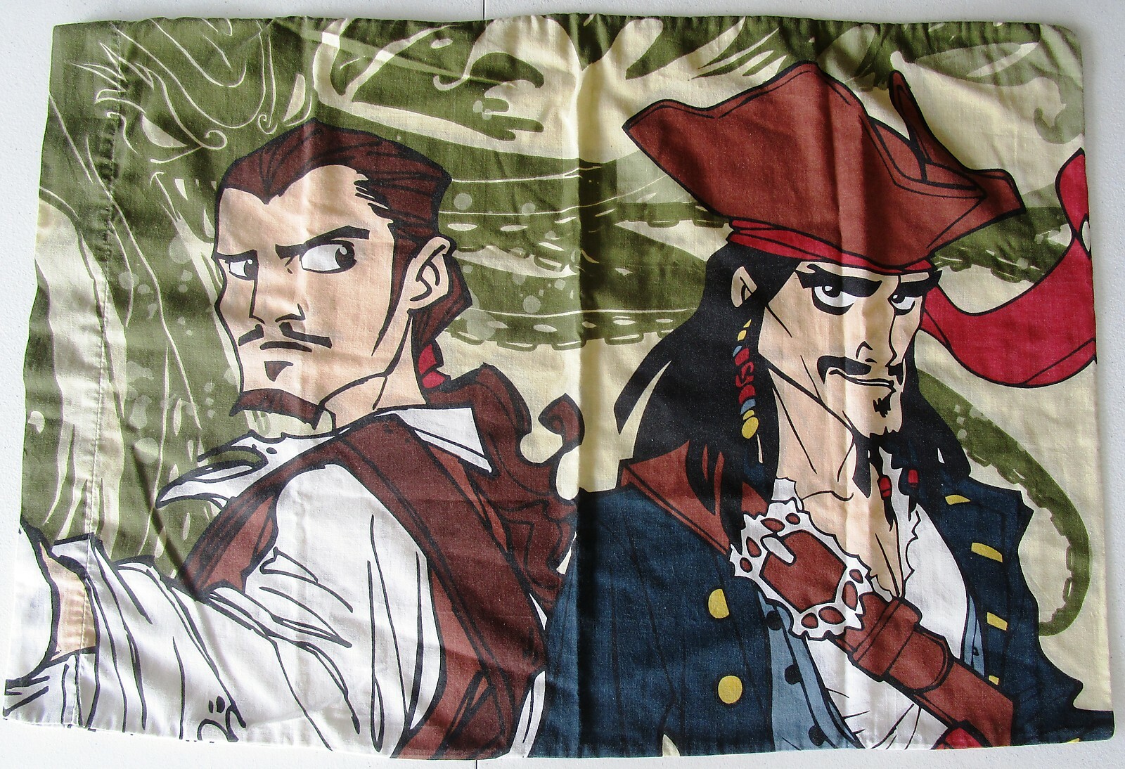 DISNEY PIRATES OF THE CARIBBEAN DEAD MAN'S CHEST PILLOWCASE
