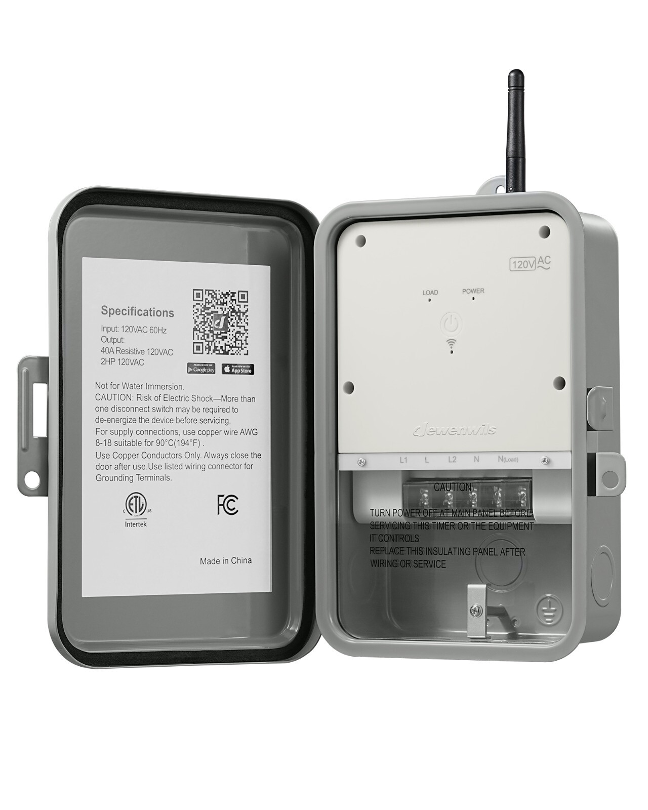 DEWENWILS Pool Pump Timer, Outdoor Smart WiFi Box On/Off Automatically