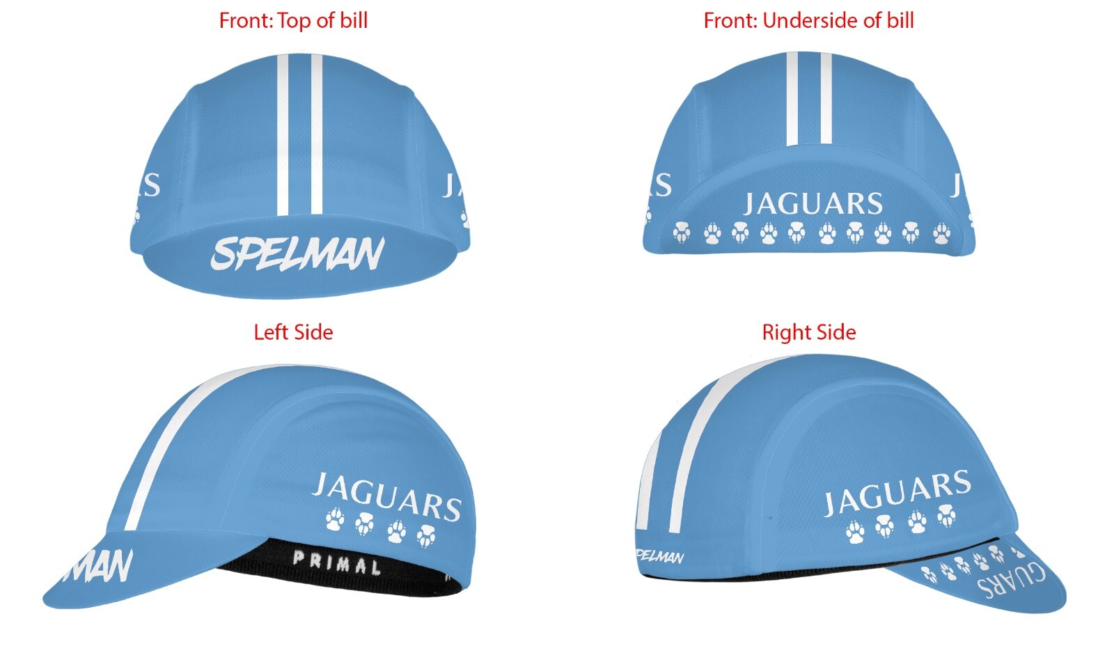 Spelman Hat, Spelman Cap, Spelman Cycling Cap, HBCU Cap, HBCU Hat Primal