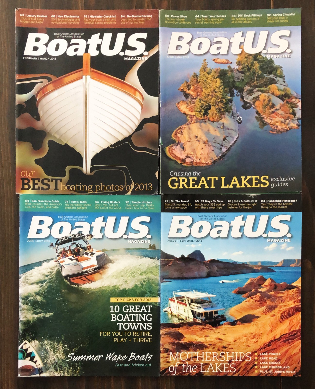 2013 Boat US Magazine - Lot of 6