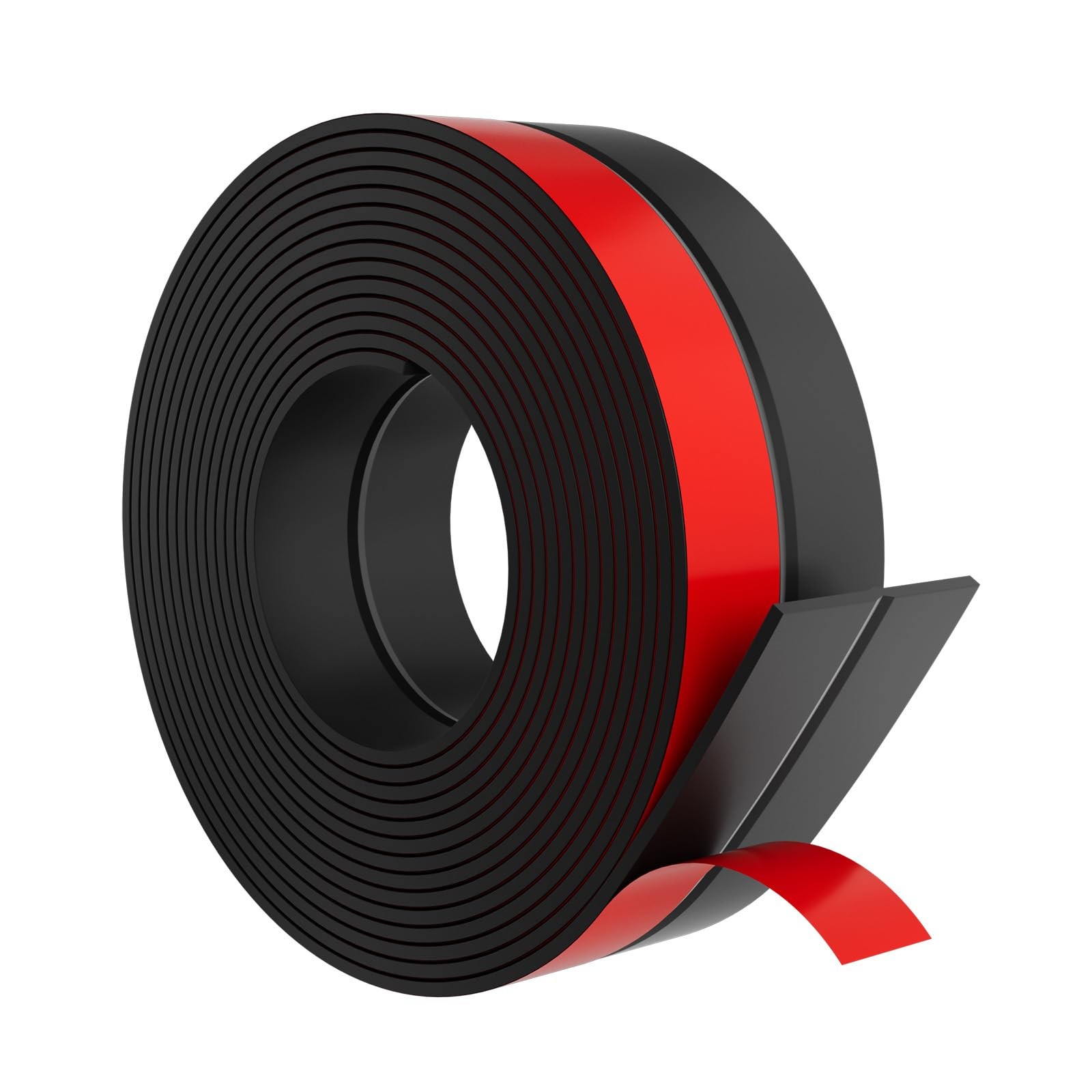 20Ft 1 Inch Silicone Weather Stripping Seal for Door Under Bottom Gap Side Seal