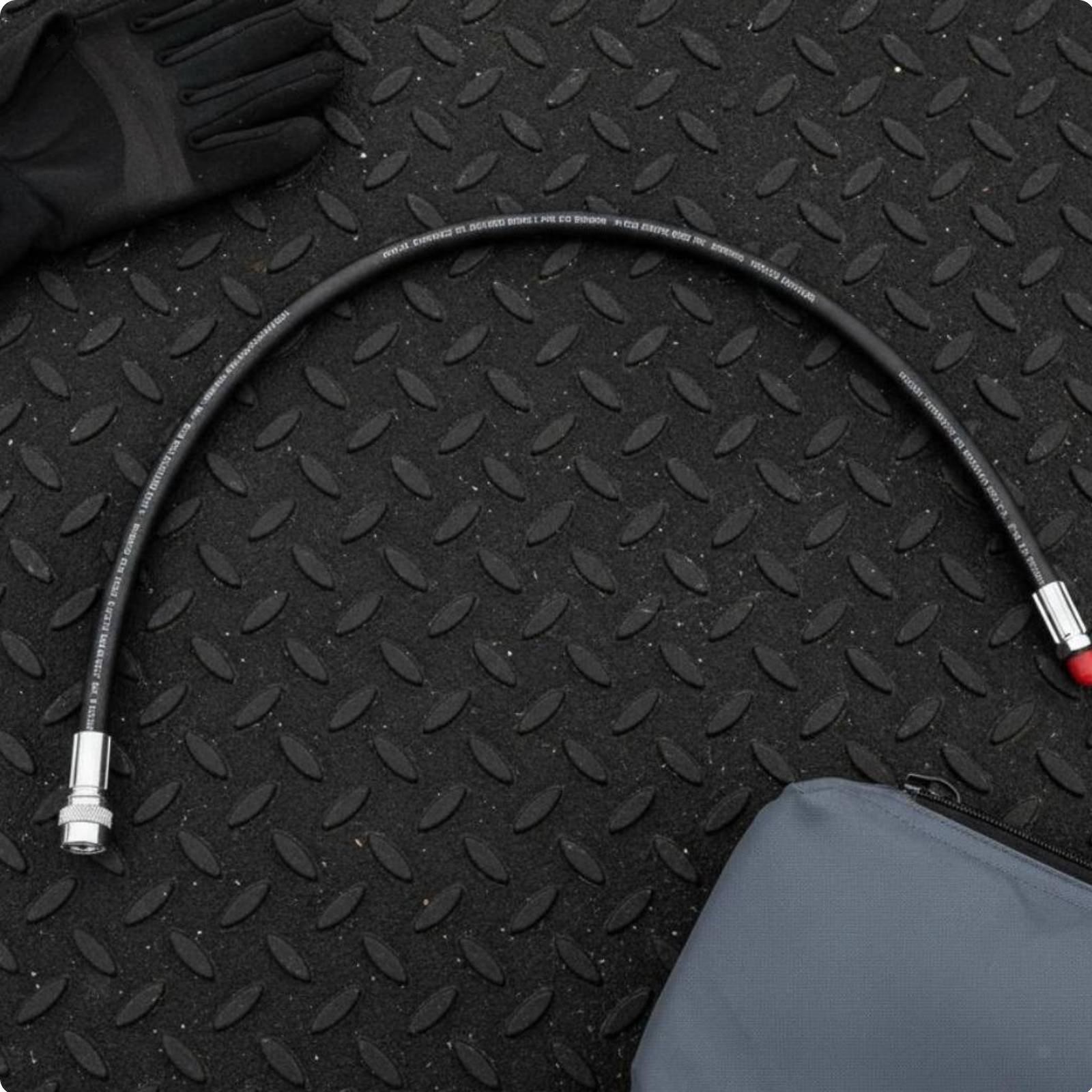 Scuba LP Hose Reinforced Rubber BCD Inflator Hose
