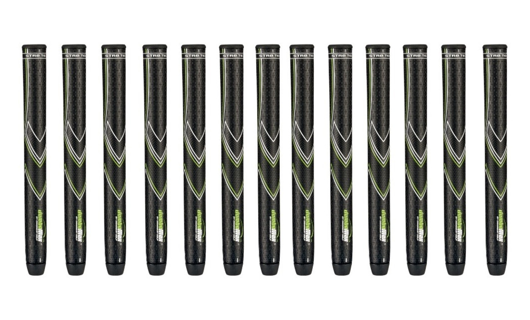 Set of 13 JumboMax STR8 Tech Non-Tapered Tour Series Golf Grips Choose Size