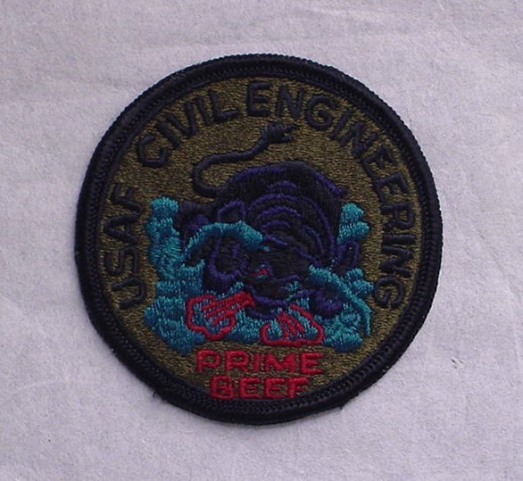 USAF CIVIL ENGINEERING PRIME BEED SUBDUED PATCH - FS