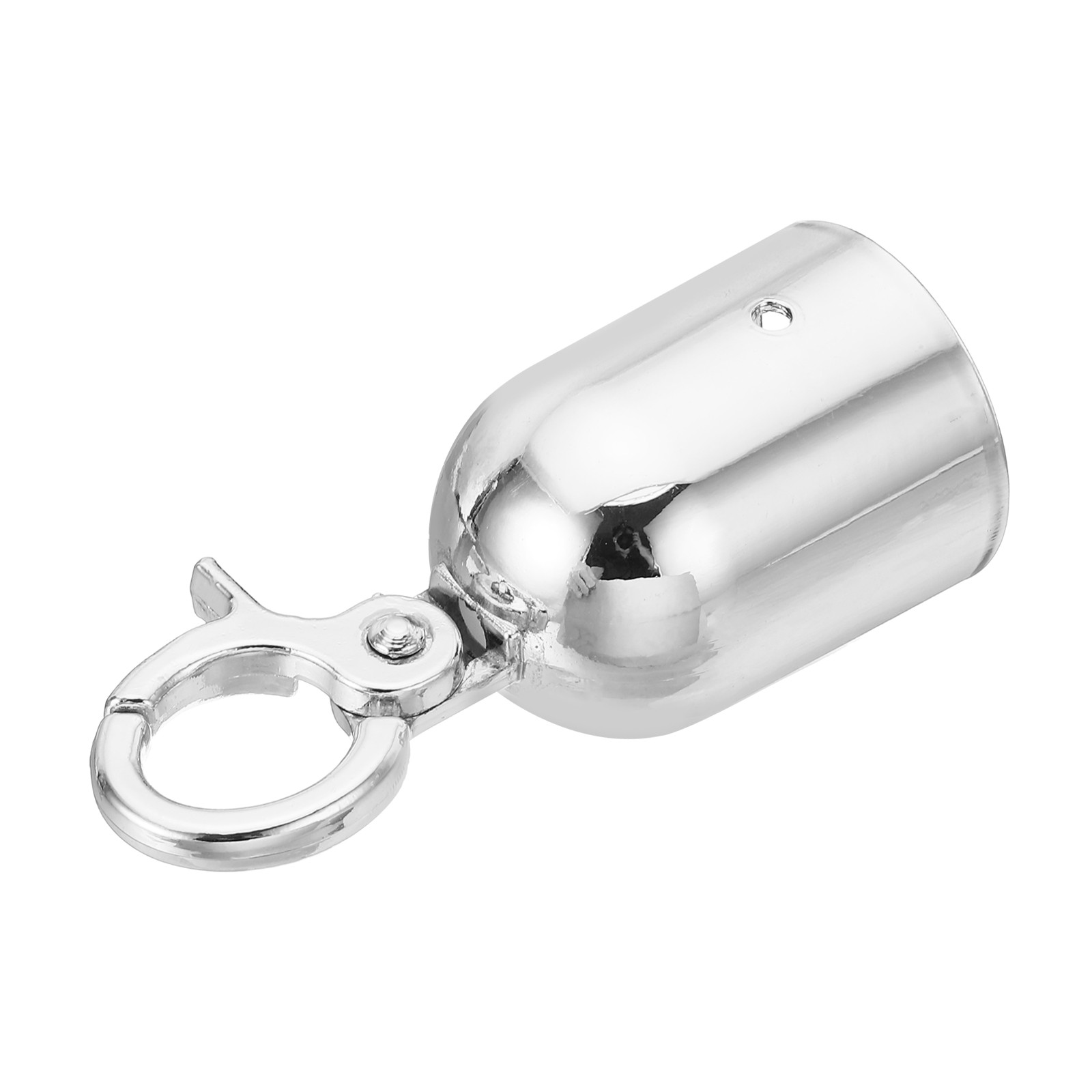 1.6" Stanchion Rope End Stopper, Cord End Caps Barrier Rope End Cap, Silver