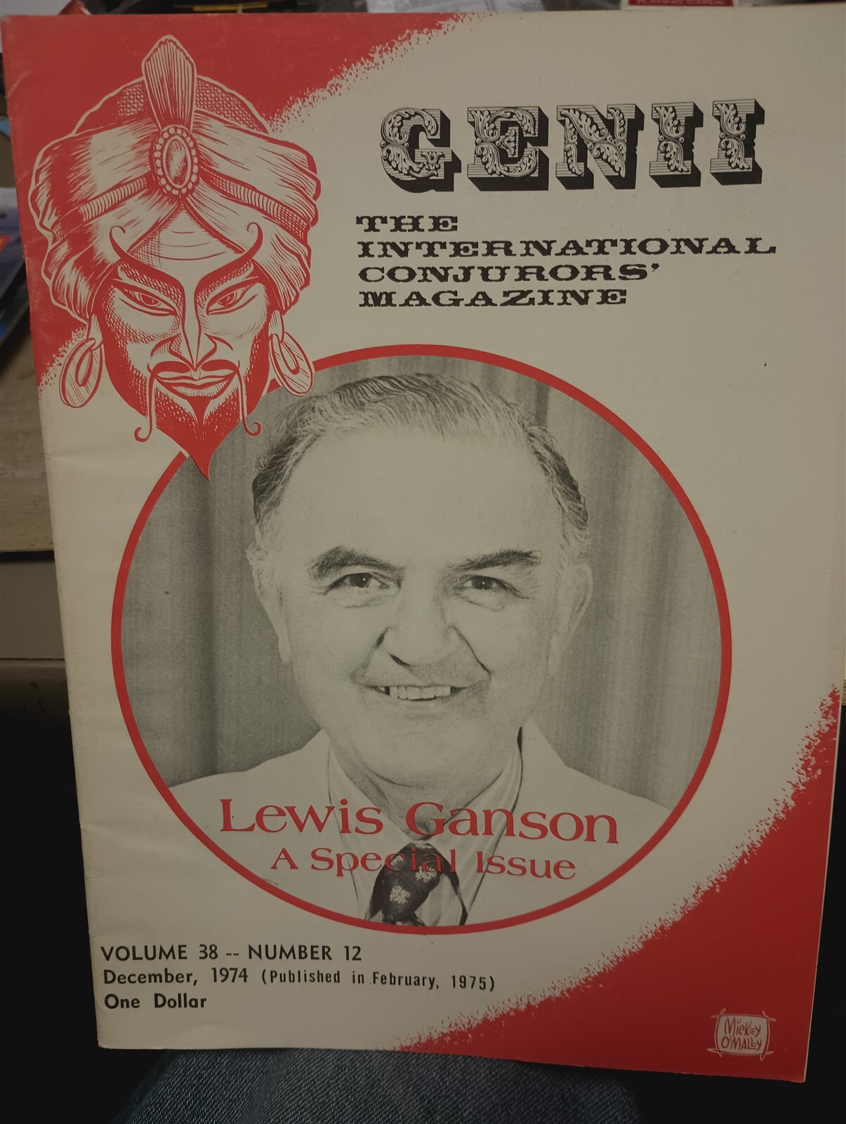 Lewis Ganson A Special Issue Genii Magazine Issue December 1974