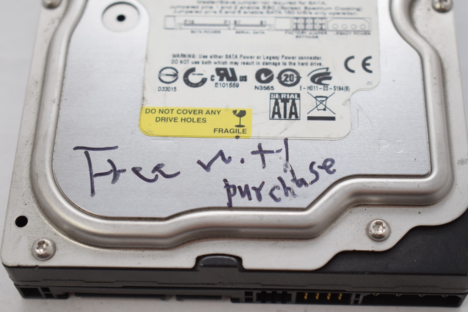 Western Digital WD800JD-00MSA1 80GB 7200RPM SATA 1.5 Gbps 3.5 8MB Cache Caviar H