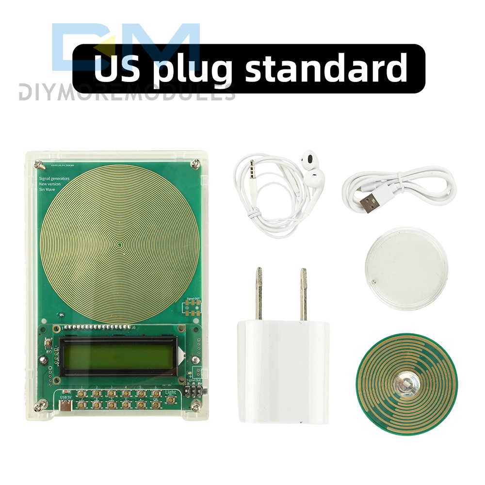 DC5V Schumann Wave Generator 0.1-299999kHz Adjustable Frequency Signal Generator