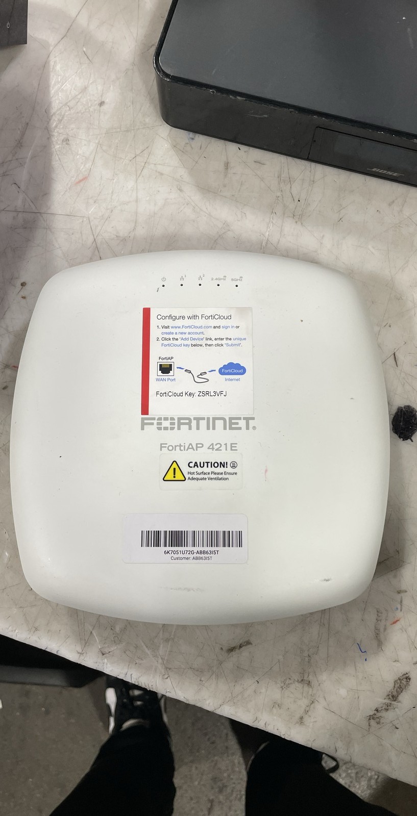 Fortinet FAP-421E Wireless Access Point Dual Band Enterprise WiFi AP Unit