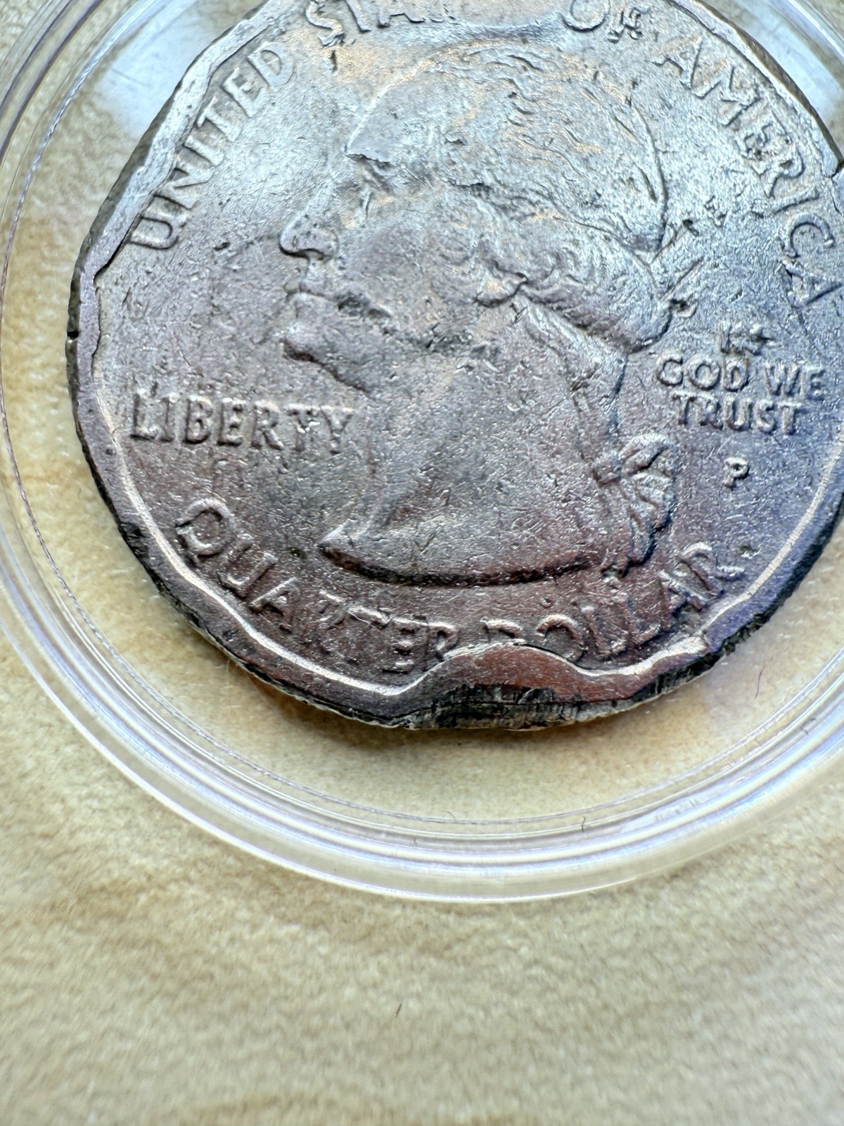 2001 New York Quarter With MAJOR Errors From Mint On Front And Back!!! RARE