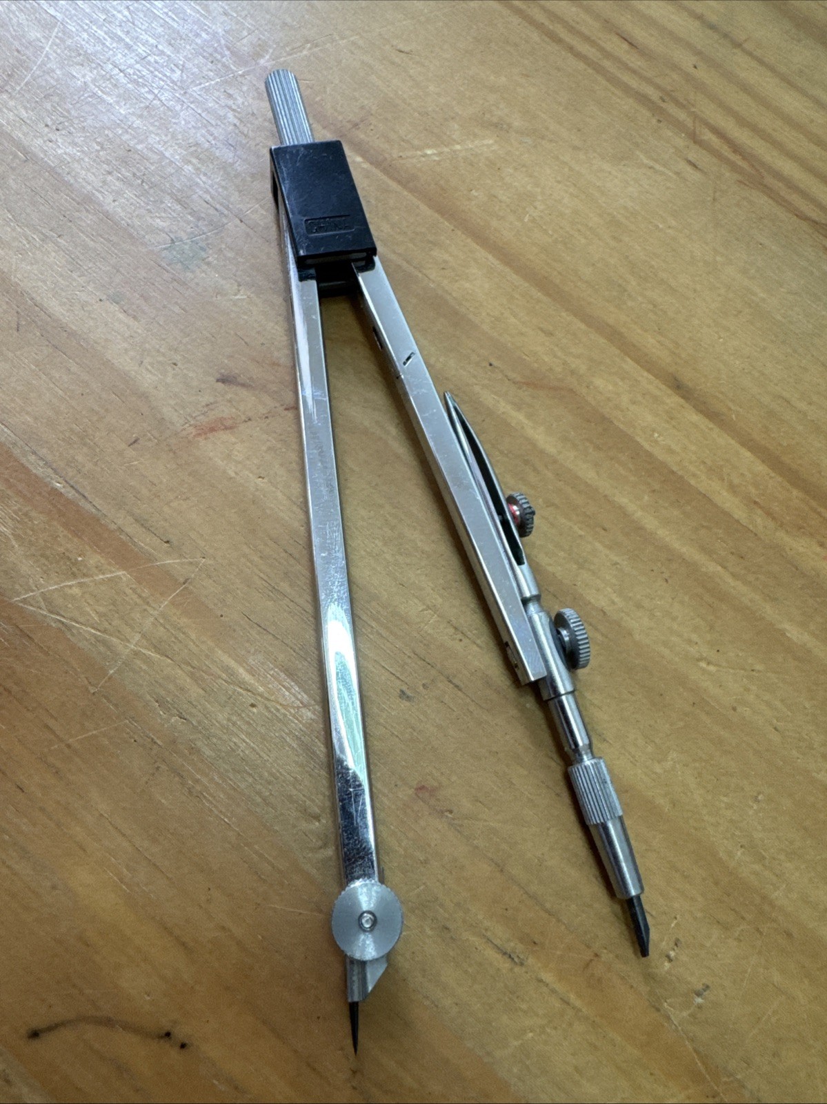 Double Rhomb Drafting Set 201 - Vintage China - Compass Technical Drawing - BX83