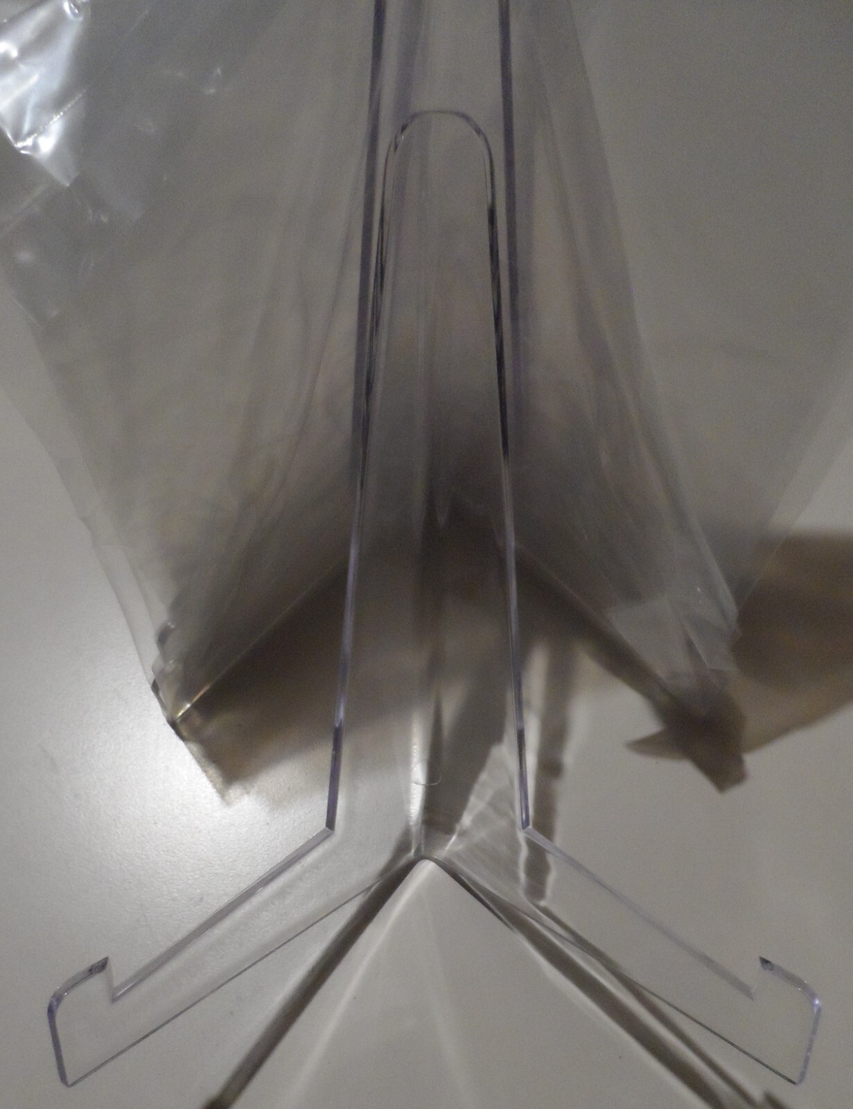 Lot of 4 Dish, Photo, Etc. Large Plastic Display Stands - Factory Sealed