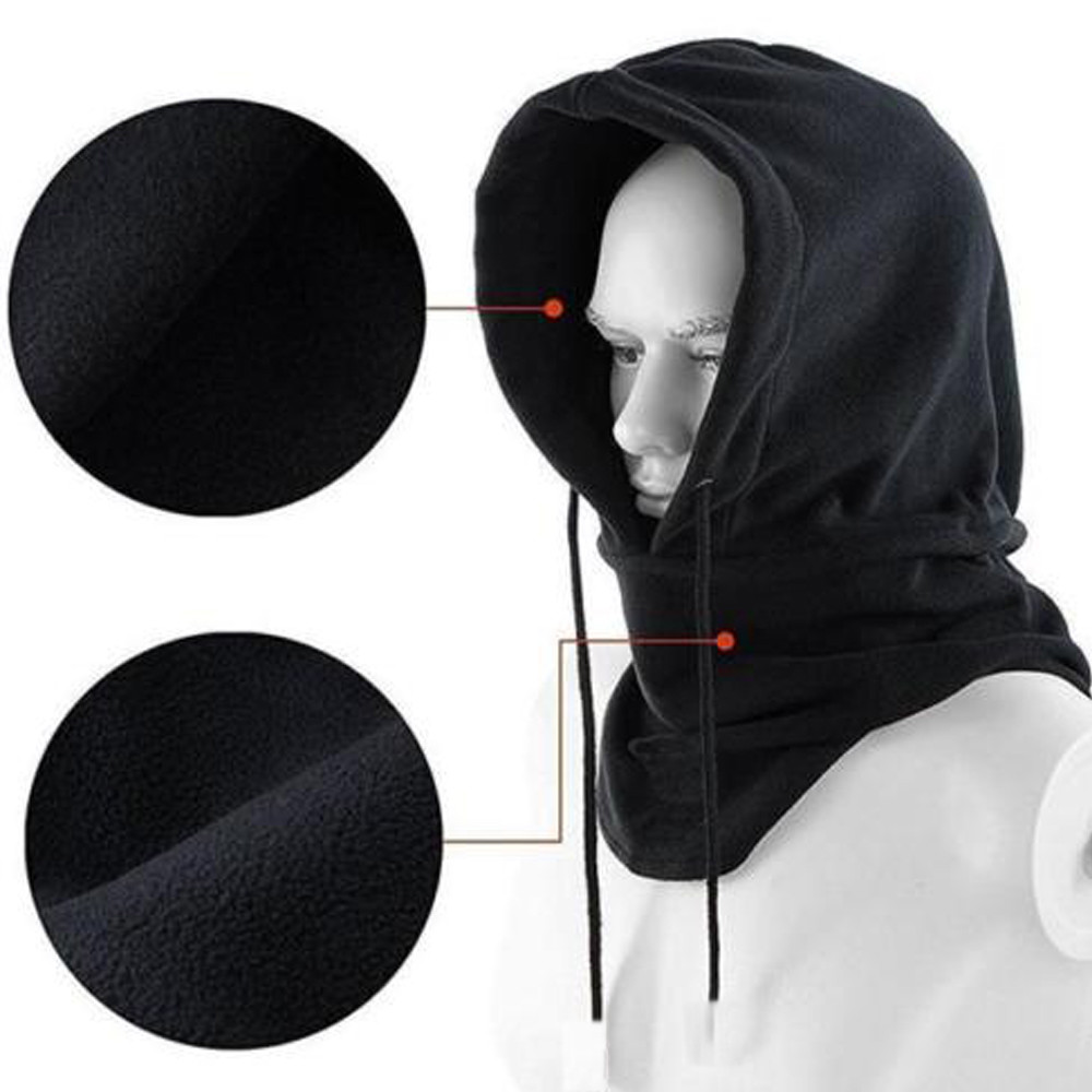 Cold Weather Windproof Fleece Neck Warm Riding Ski Balaclava Hood Full Face Mask