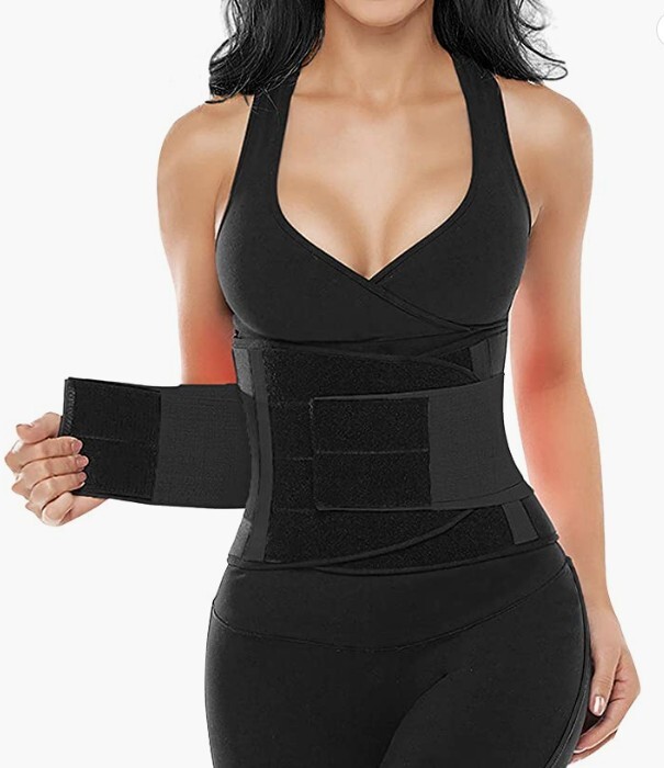 Waist Trainer Belt Back Brace  Trimmer Sports Slimming Body Shaper Band belly