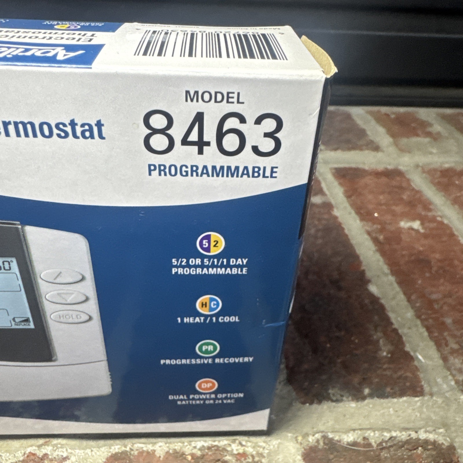 Aprilaire 8463 Programmable Electronic Thermostat 8400 Series New