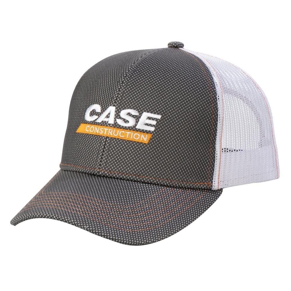 Adult Case Construction Twill Cap with White Mesh Back 721264
