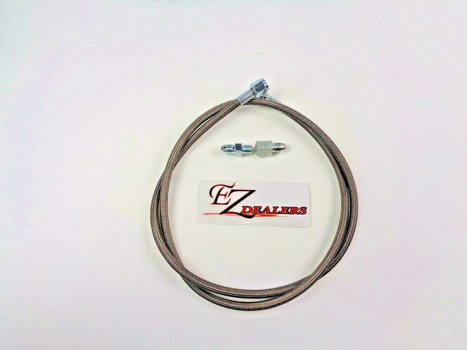 48" Gauge Line Oil / Fuel Pressure Hose IMCA NHRA SBC -4 AN 4an