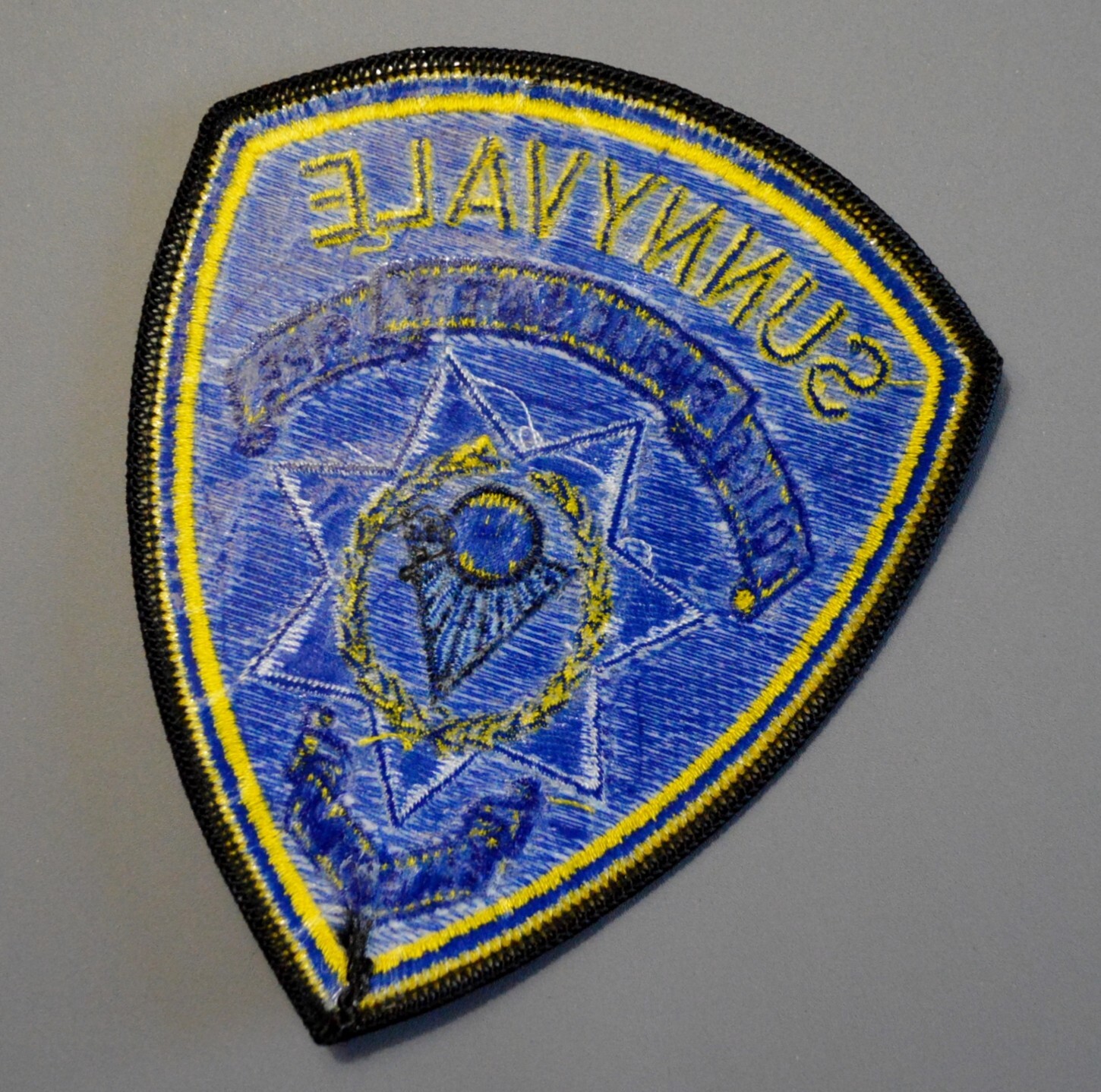 Sunnyvale California Public Safety 2016 Short Lived Version A Patch ++ Mint CA