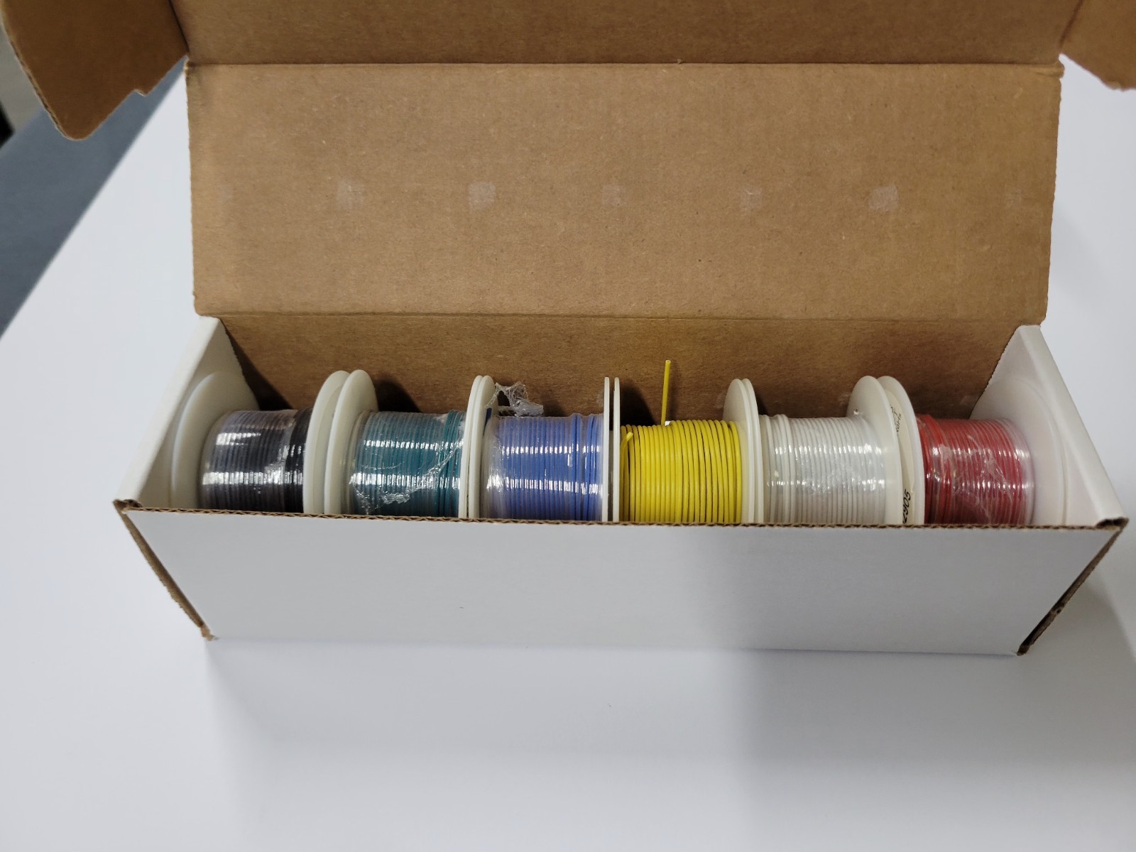 Electronic Wire JSM9313-01G Lot | 1 Open  (25 FT Yellow) & Rest Brand New Sealed