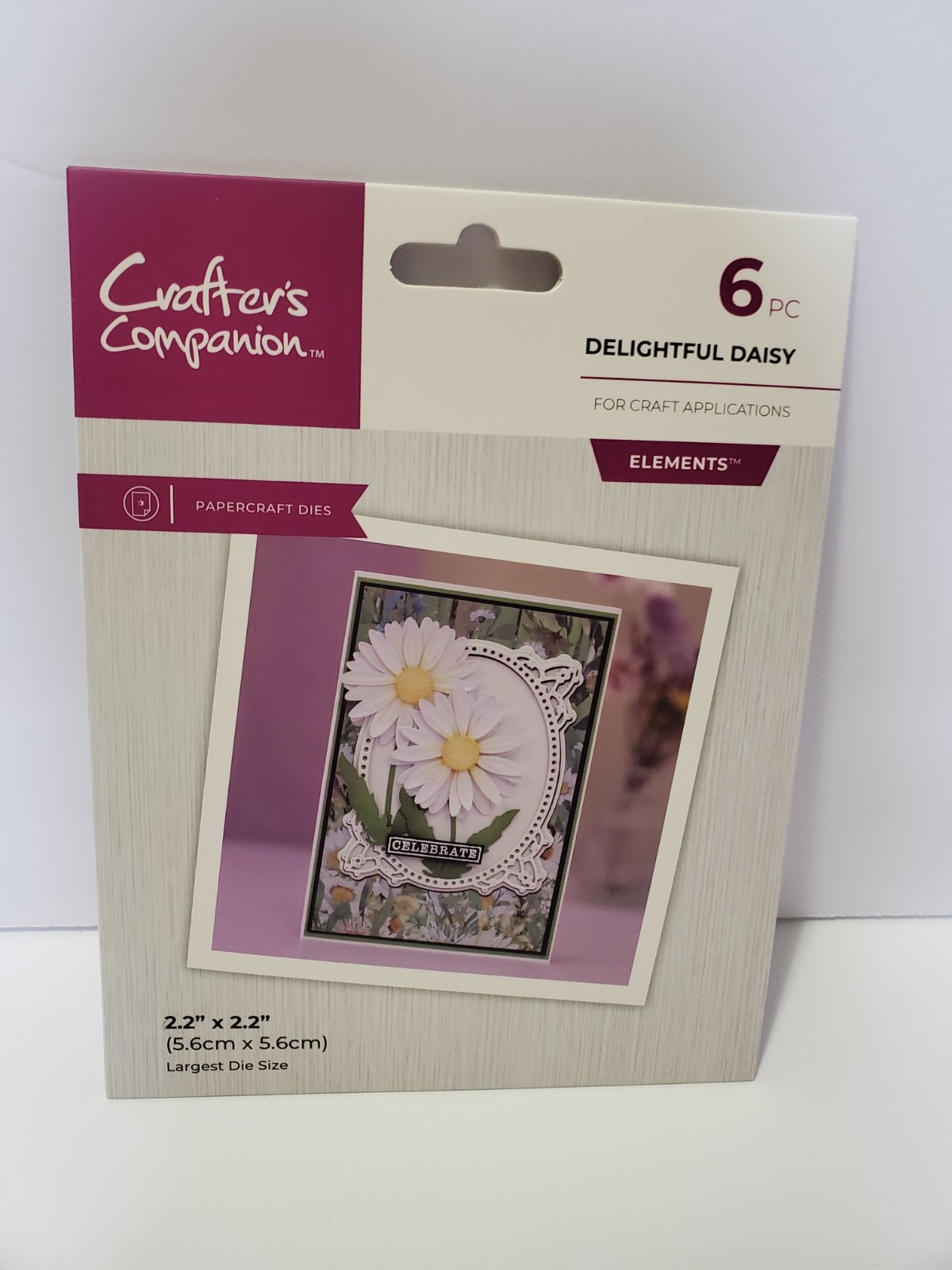 CC1 Crafters Companion Elements Delightful Daisy 5pc Die Set New