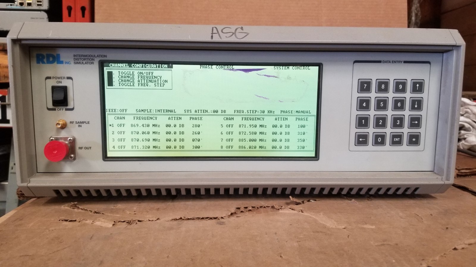 RDL IMD-801D-03A Intermodulation Distortion Simulator Good! #6