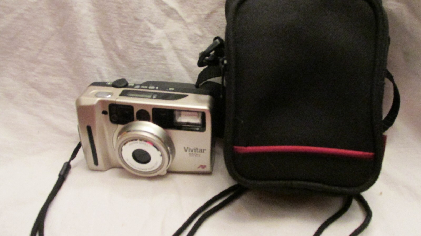 Vivitar 650PZ Data Back AF Point & Shoot 35mm Film Camera - w/ Case