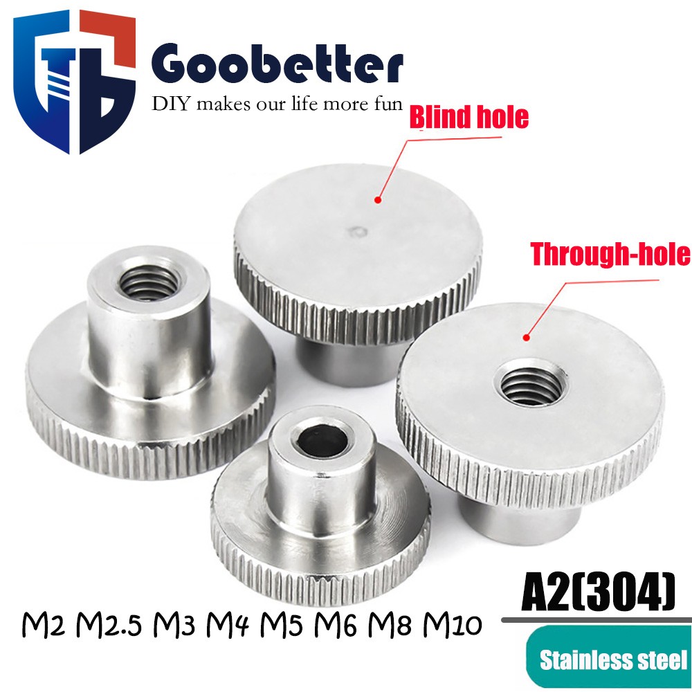 M2 M3 M4 M5 M6 M8 M10 STAINLESS STEEL HIGH KNURLED THUMB NUTS HAND GRIP KNOBS
