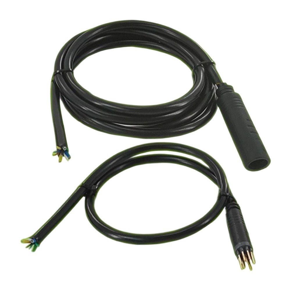 Electric Bike Motor Cable 9 Pin Connector 120cm Female 40cm Male for For bafang