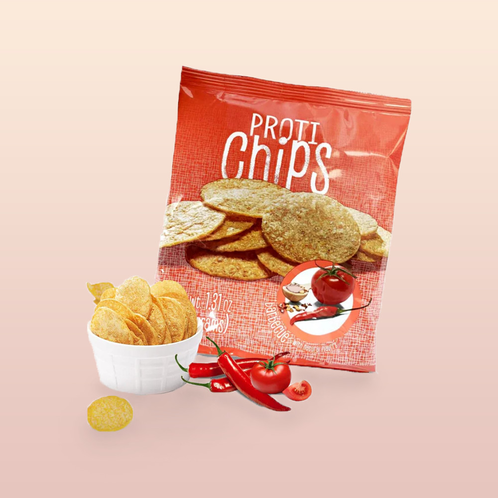 ProtiWise BBQ Protein Chips | Healthy Snack | Low Carb | Keto 7 Bags