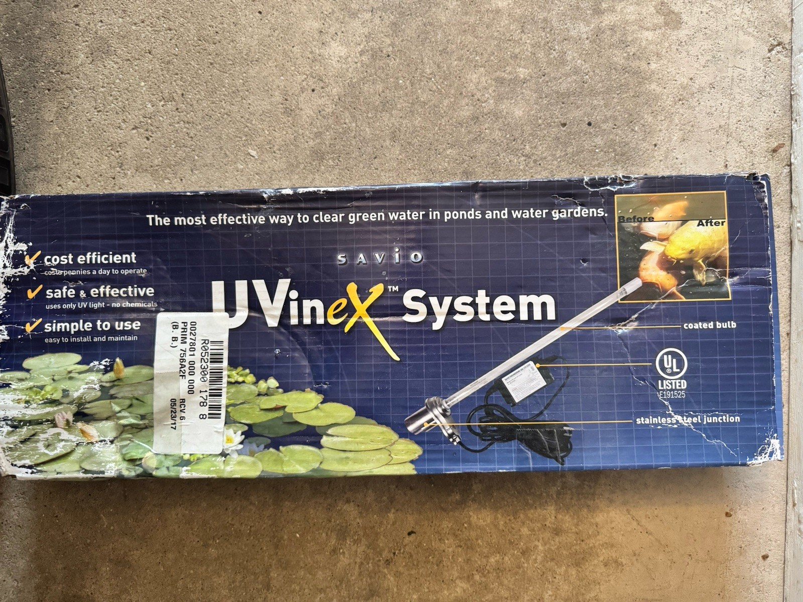Savio UVinex System 26 Watt Pond Ultraviolet Clarifier SUV026A