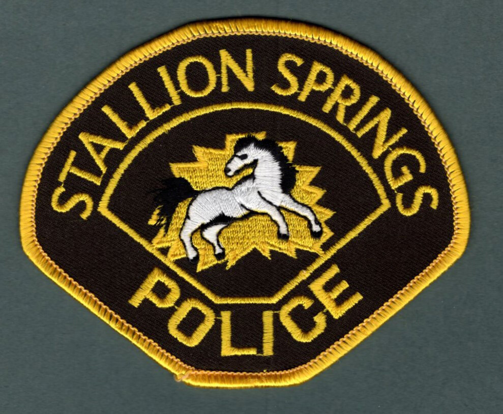 Stallion Springs California Police Patch