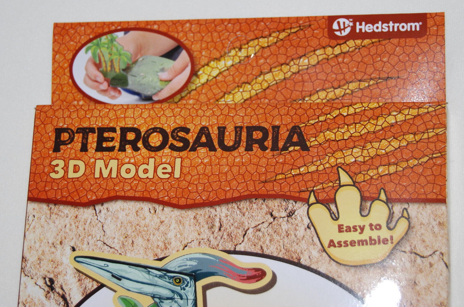 NIB Hedstrom Dinosaur 3-D Model Kit Ages 7+ Pterosauria 25pc