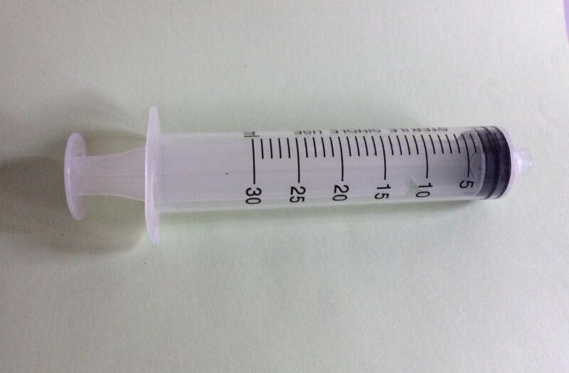 New 50pcs 30ml luer lock Syringe Luer-Lok Tip Syringe