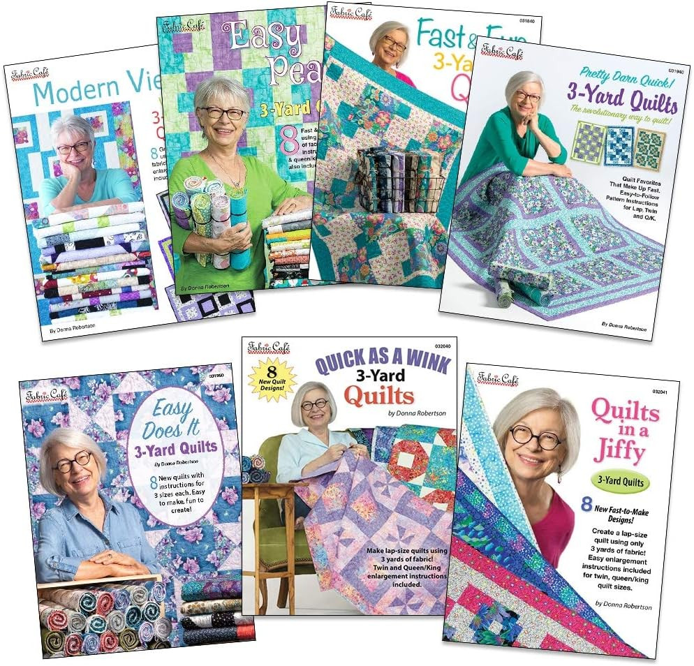 3 Yard Quilts Pattern Book Bundle - All 7 Books Included