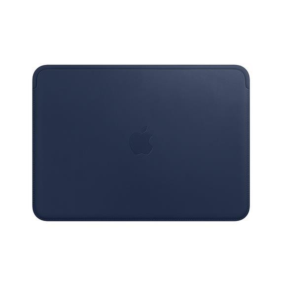 Genuine / Official Apple MacBook 12" Leather Sleeve- Midnight Blue - New