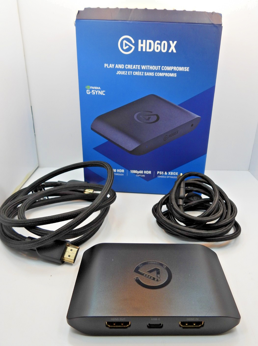 NVIDIA G-Sync elgatoHD60X Game Capture *Preowned Excellent Condition*