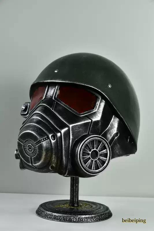 Game Fallout 4 NCR Veteran Ranger Armor Helmet Resin Cosplay Face Mask Adults