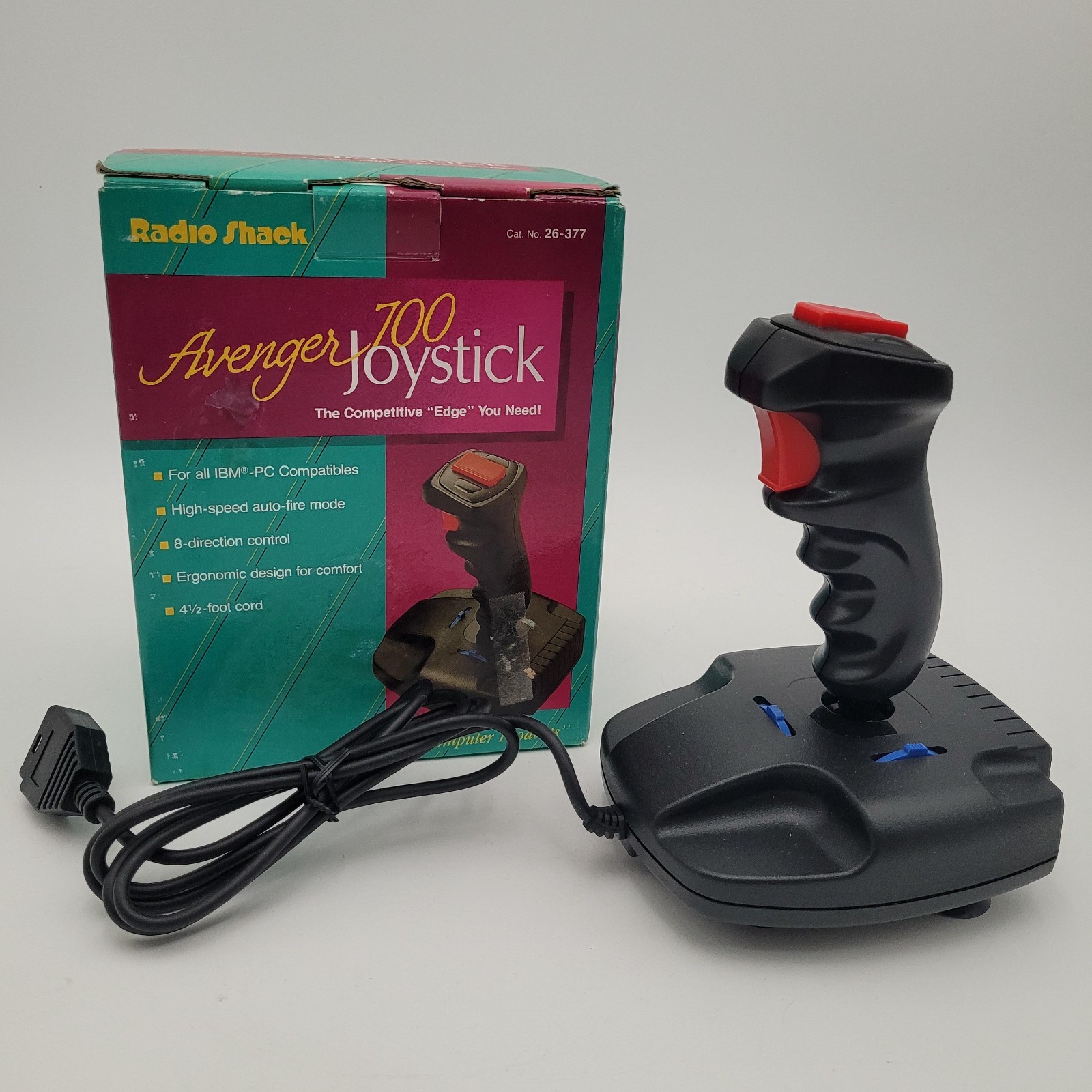 New IBM PC 15 Pin Radio Shack Avenger 26-377 Joystick 700 Flight Games 2 Mode