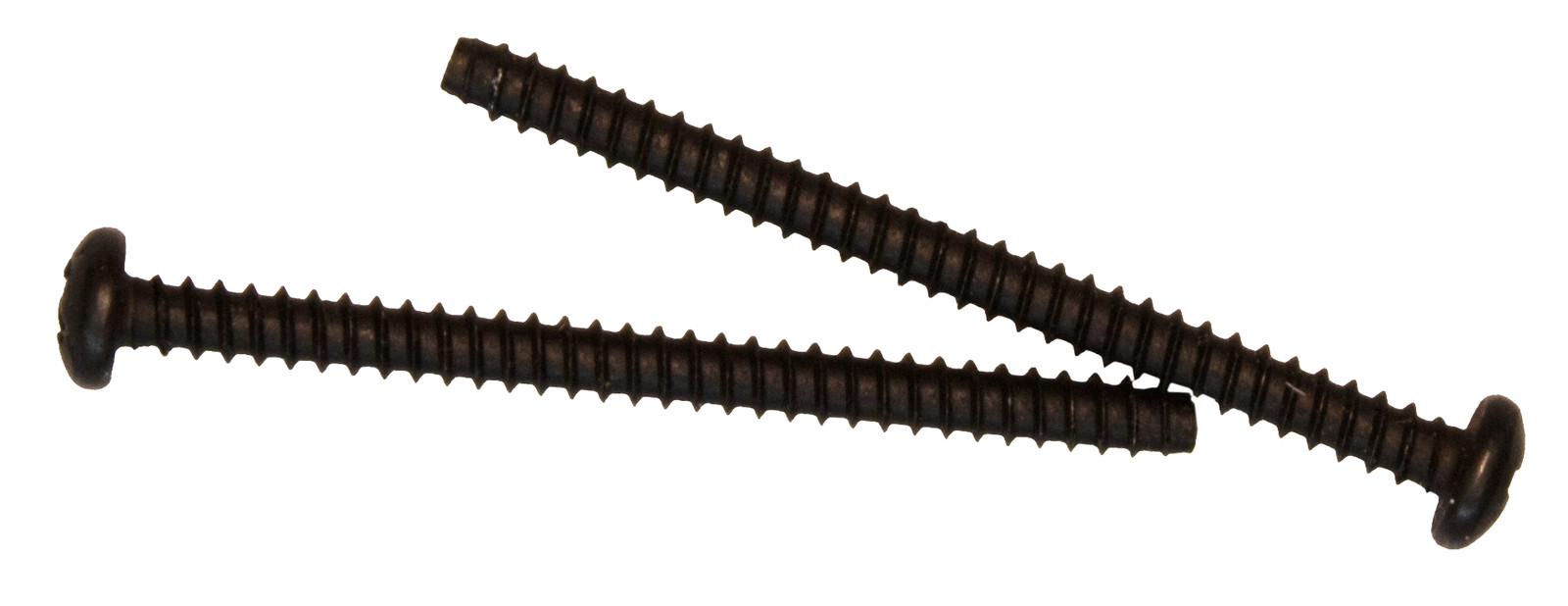 Set of 2 Medium (1.75") Case Screws for TRS-80 Model I, Black Oxide Finish