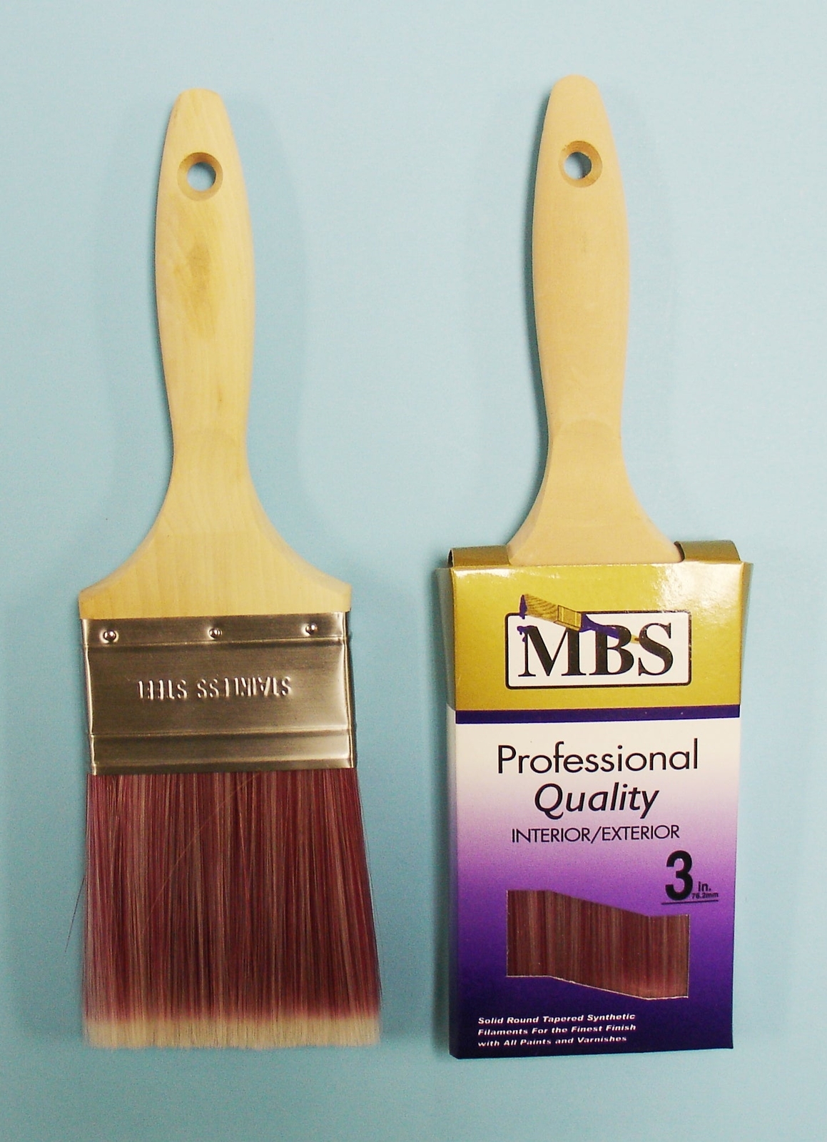 Professional Paint Brush 3" Width Wood Sash Handle Interior/Exterior