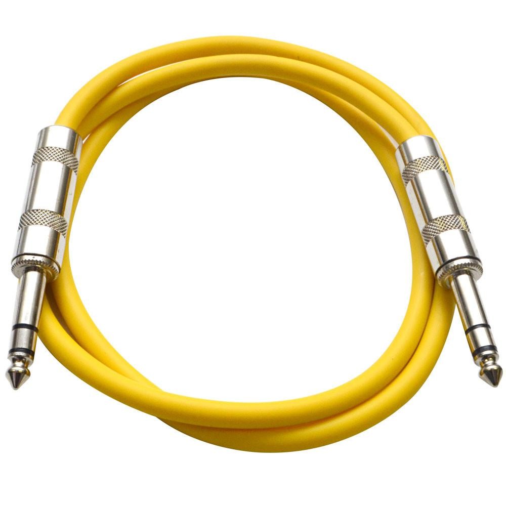 SATRX2 Yellow 2 Foot TRS Patch Cable