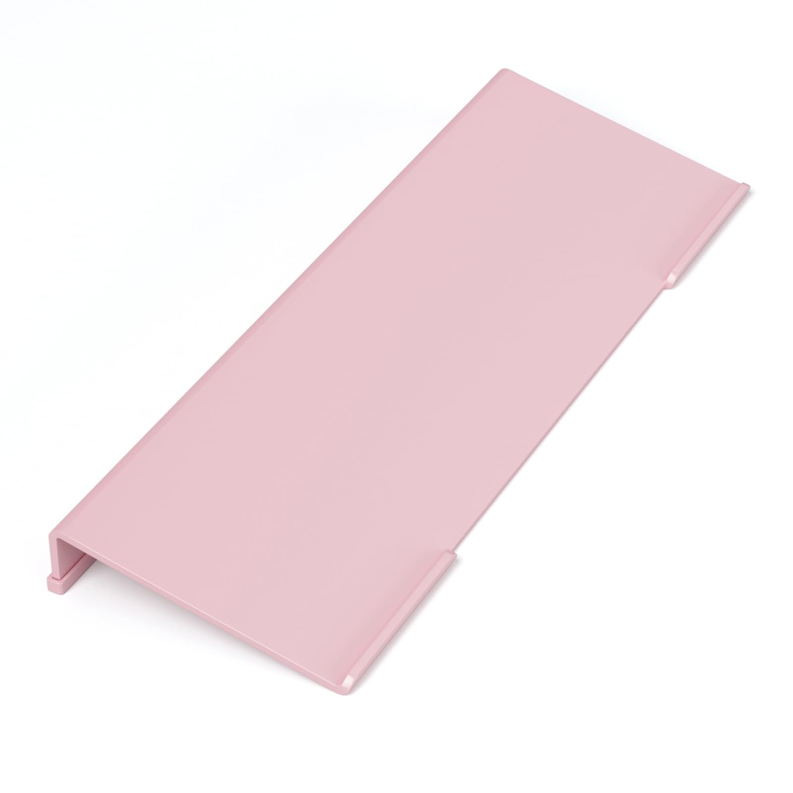 Light Pink Acrylic Keyboard Stand, Ergonomic, Riser, Anti-Slip, Desktop, Tray