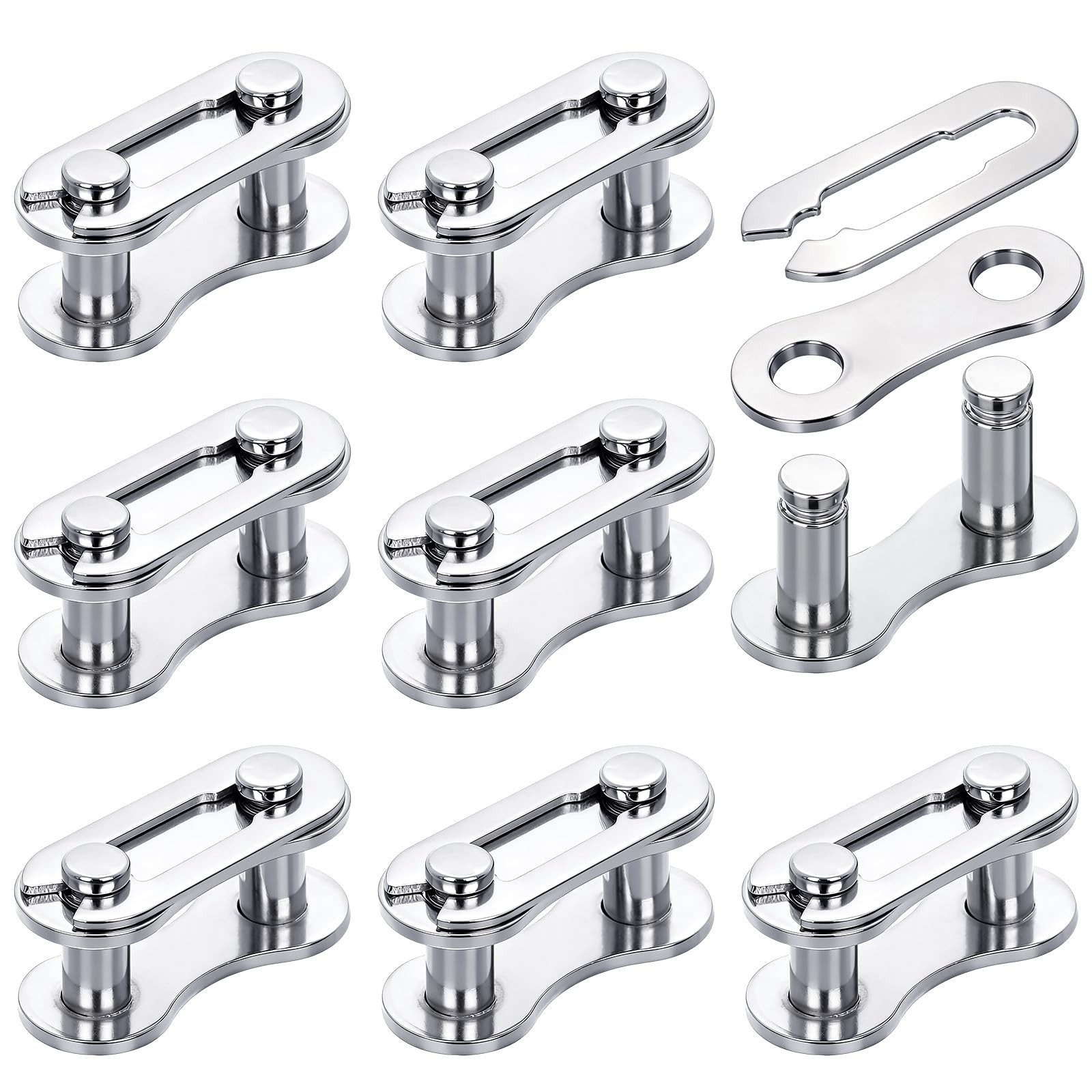 8 Pairs Bicycle Missing Link Quick Chain Connector For Speed Drivetrain