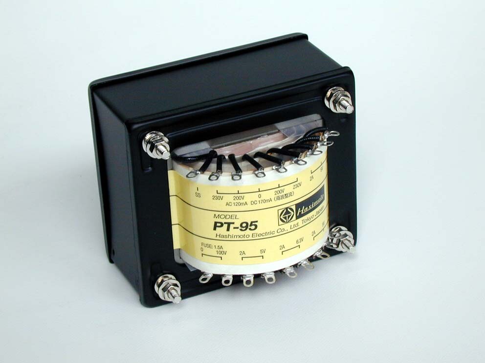 Hashimoto PT-95V 220V Power Transformer w/ ES & MS Shield