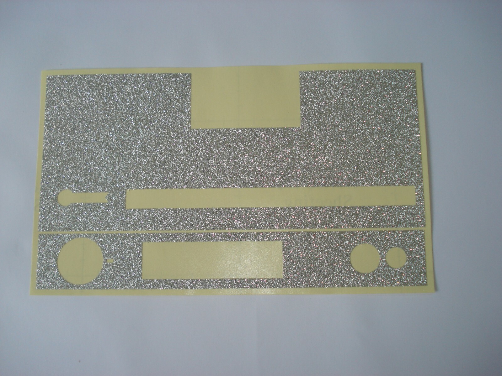 Shining Silver Bling Glitter Skin Sticker Xbox One & Kinect & 2 controller skins