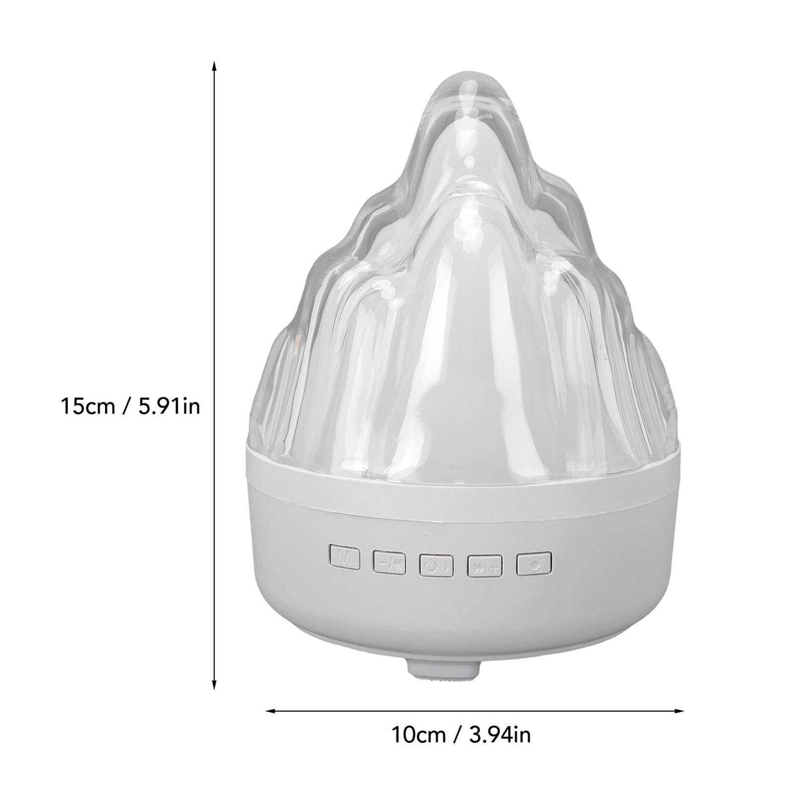 Adjustable Mountain Shape Bluetooth Speaker Night Light For Bedroom Living Room
